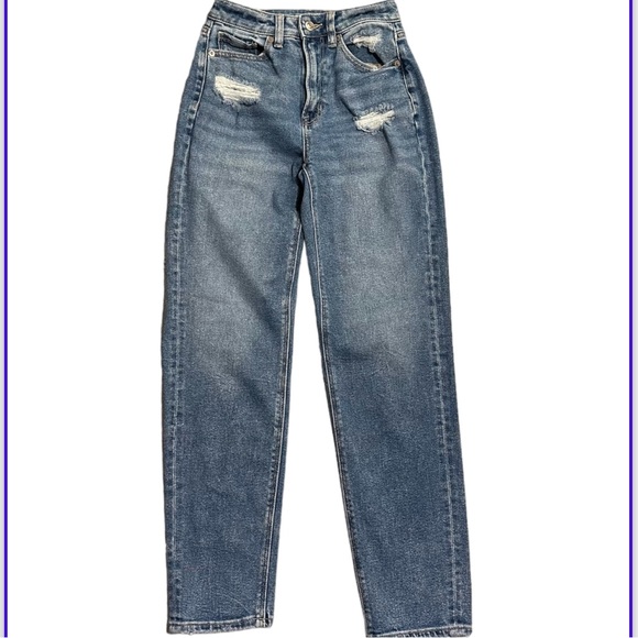 AMERICAN EAGLE MOM STRAIGHT JEAN - Picture 1 of 4